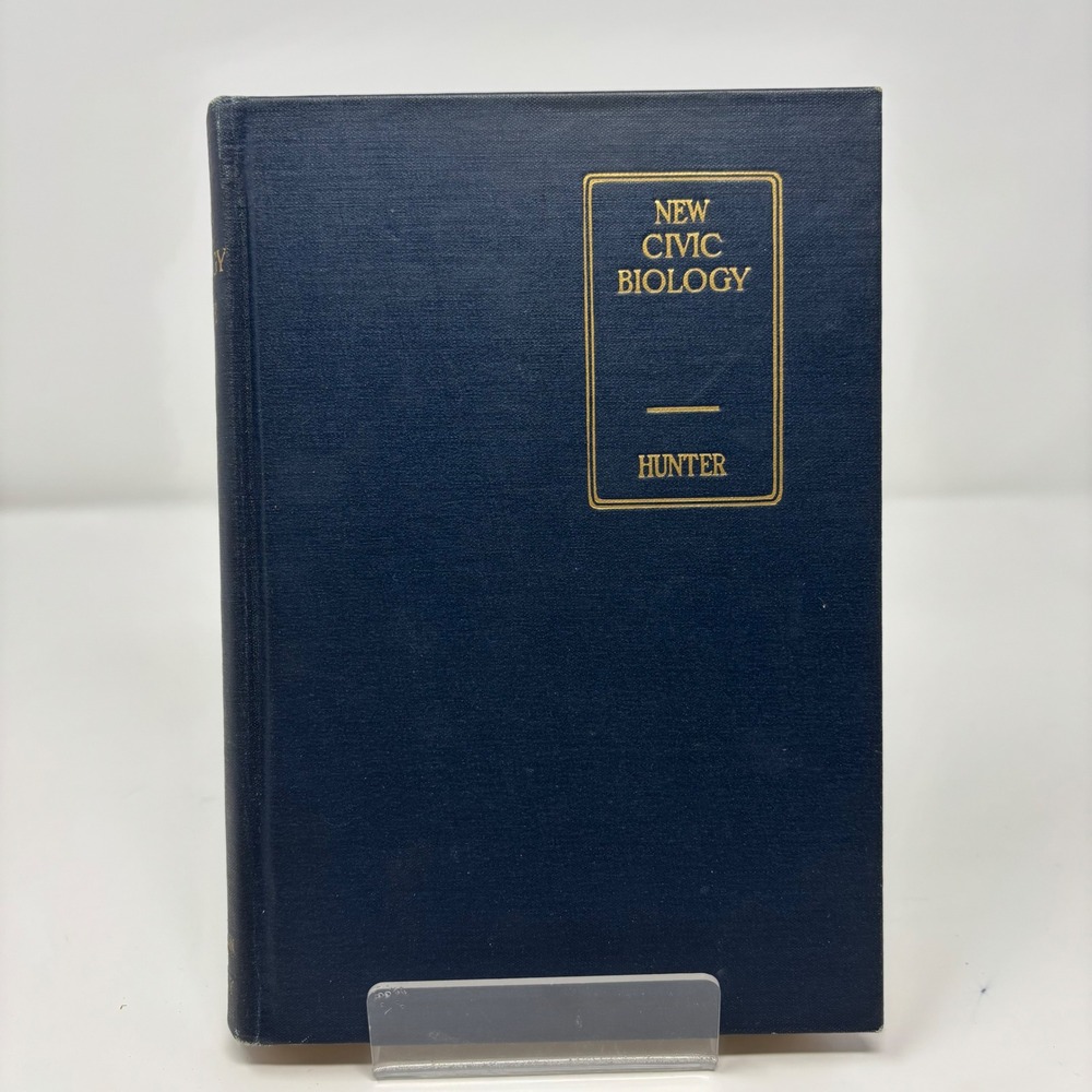 New Civic Biology Presented in Problems George William Hunter Ph.D. 1926 HC